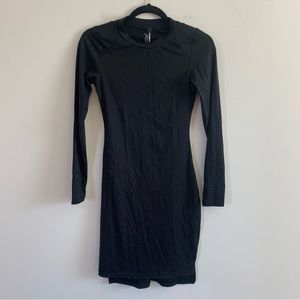 BuffBunny Energy Fall in Love Long Sleeve Dress in Black Size M NWT